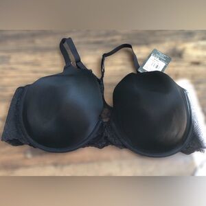 NWT 40DD Maidenform T-back BLACK bra